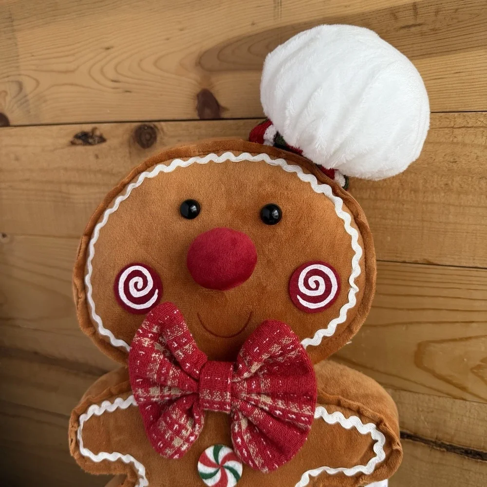 Christmas Gingerbread Plush Pillow Holiday Baking‎ Decor Hobby Lobby Candy Land